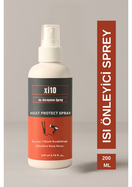 Saç Isı Önleyici Sprey, Sıcaktan ve Güneşten Koruyan Sprey 200 Ml.