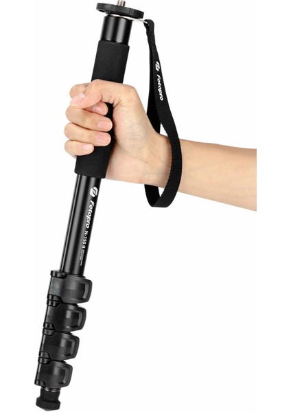N-155 Iı Kompakt Monopod 155 cm – 2 kg Kapasiteli, Ultra Hafif 380 gr