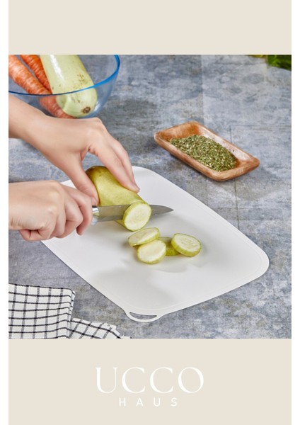 Esnek Kaymaz Kesim Matı 23X34 cm | Bıçak Dostu Pratik Doğrama ve Taşıma Altlığı Sunumluk modelleri