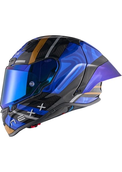 X.R3R Swırl Karbon Mavi Kask