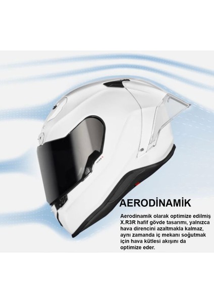 X.R3R Swırl Karbon Mavi Kask indirimleri