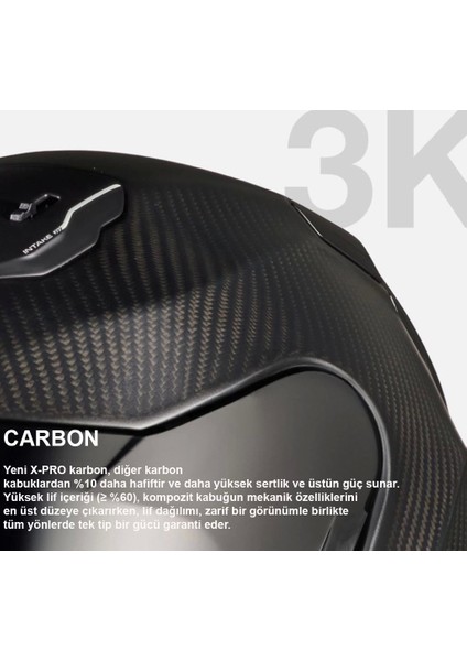 X.R3R Swırl Karbon Mavi Kask