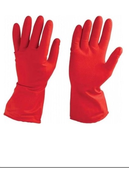 M Beden Temizlik Eldiveni – Doğal Lateks, Kaymaz Yüzey, 8-8.5 Numara