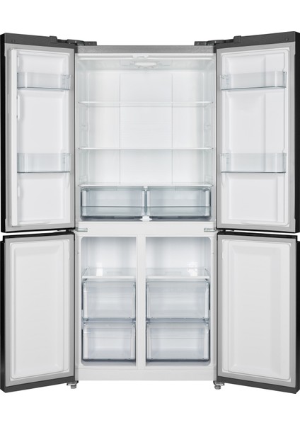 R12097B01 Gardrop Tipi Siyah Cam Buzdolabı fiyatları