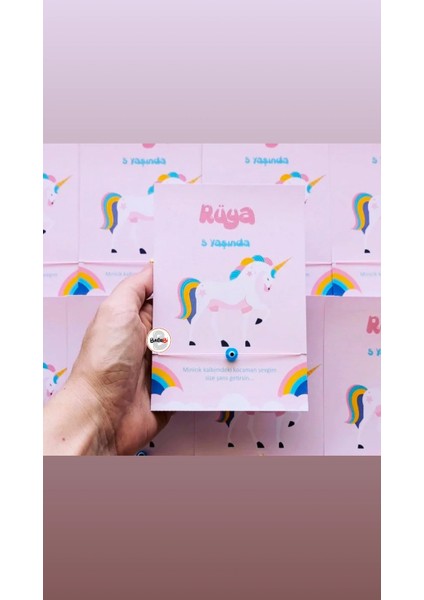 Unicorn Temalı Doğum Günü Hediyesi 30 Adet