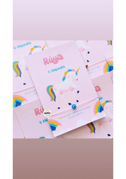 Unicorn Temalı Doğum Günü Hediyesi 30 Adet fiyatları