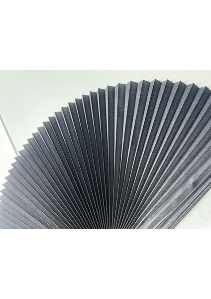 Plise Katlanır Cam Balkon Perdesi - Ofis Perdesi - Mutfak Perdesi - Salon Perdesi Antrasit fırsatları