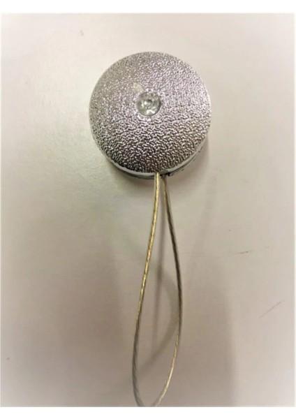 Mıknatıslı Perde Tutacağı - Yuvarlak Tek Taş Gold fiyatları