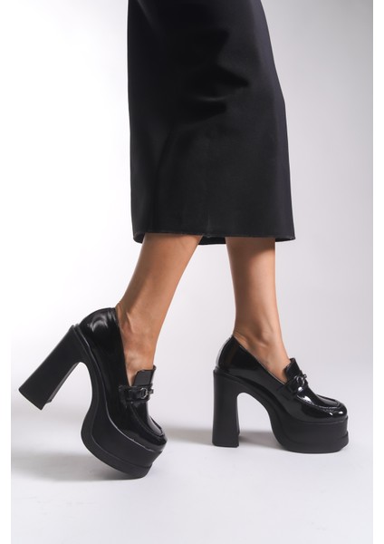 Kadın Yüksek Topuklu Loafer 00122003
