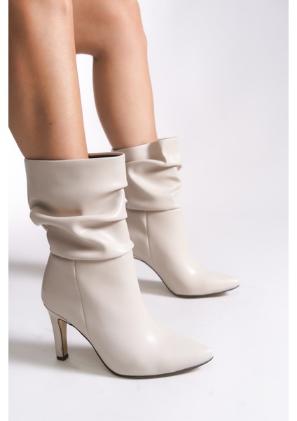 Lesxipha Kadın Körüklü Kısa Çizme 0012203