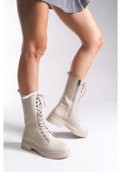 Marlyrra Kadın Bağcıklı Kısa Çizme 0012707 fiyatları