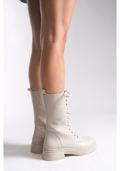 Marlyrra Kadın Bağcıklı Kısa Çizme 0012707 fırsatları