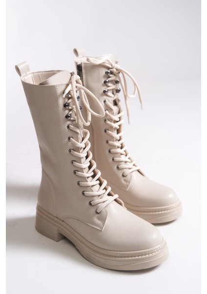 Marlyrra Kadın Bağcıklı Kısa Çizme 0012707 indirimleri