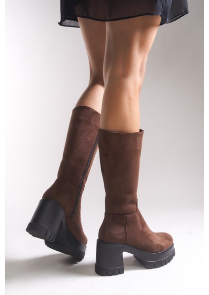 Lvamel Kadın Diz Altı Topuklu Çizme 0012501 fırsatları