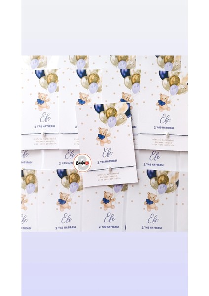 Balonlu Ayıcık Temalı Doğum Günü Hediyesi 30