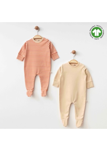 Eslenza Baby Organik 2'li Tulum 0048 Bej