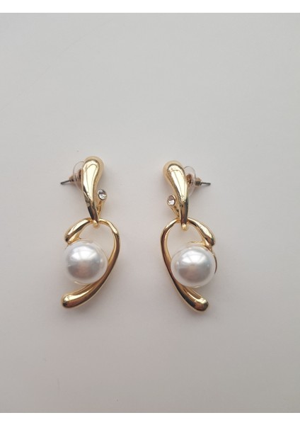 Incili Sarmal Altın Kaplama Küpe fiyatları