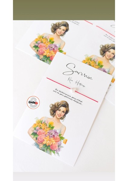 Kına Gecesi Hatırası Kalp Inci Bileklik 50 Adet fiyatları