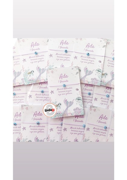 Deniz Kızı Temalı Doğum Günü Hediyesi 30 Adet