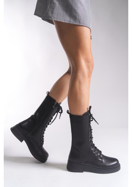 Marlyrra Kadın Bağcıklı Kısa Çizme 0012707 fiyatları