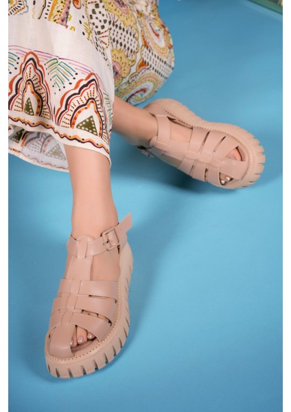 Kadın Sandalet 0012600 Bej Renk fiyatları
