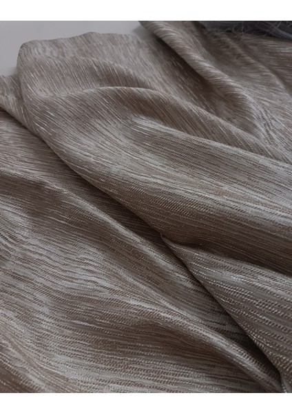 Jakar Fon Perde - Koyu Bej - Pileli Dikim - 1x2,5 Pile - JKR541