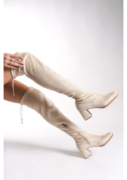 Kadın Dizüstü Streç Çizme 001272 indirimleri