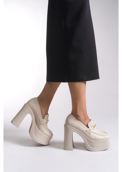 Kadın Yüksek Topuklu Loafer 00122003