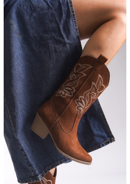 Qiraveth Kadın Western Kısa Çizme 001250061 fiyatları