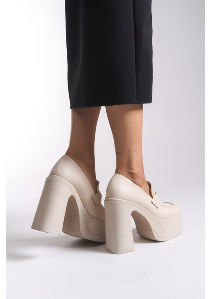 Kadın Yüksek Topuklu Loafer 00122003 fırsatları