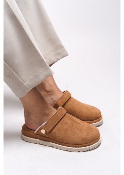 Everqinor Içi Kürklü Kadın Terlik 0012999