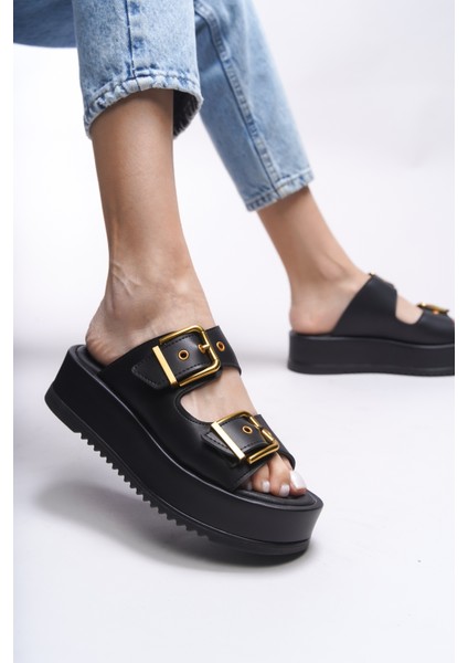 Winledha Kadın Çift Tokalı Terlik 001278 fırsatları