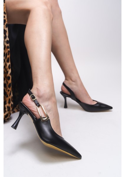 Fharaera Kadın Sivri Burun Topuklu Ayakkabı 00128302 fırsatları