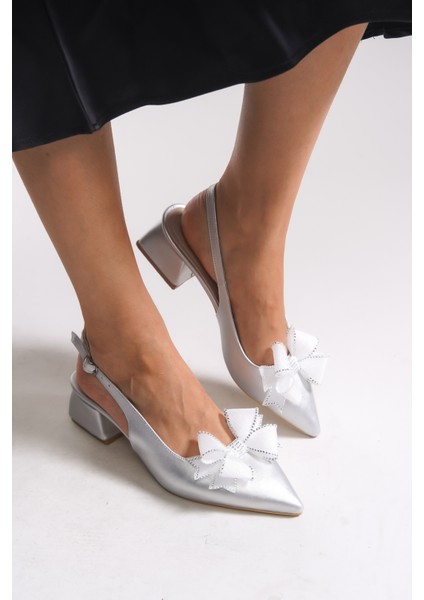 Elyenria Arkası Açık Sivri Burunlu Kadın Topuklu Ayakkabı 0012126 modelleri