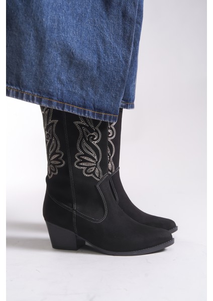 Qiraveth Kadın Western Kısa Çizme 001250061 fırsatları