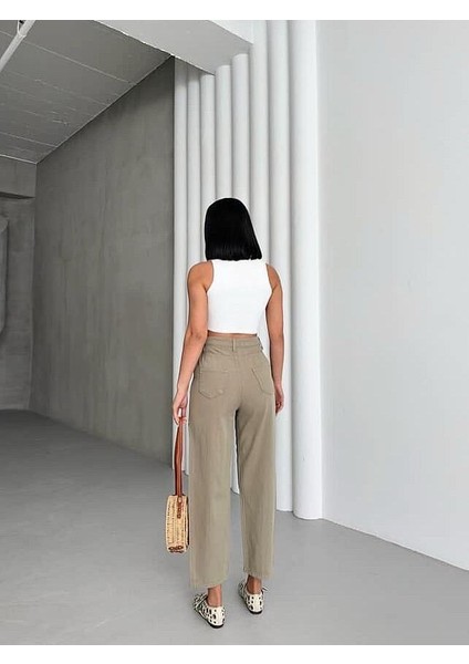 Çizgi Detaylı Gabardin Pantolon fiyatları