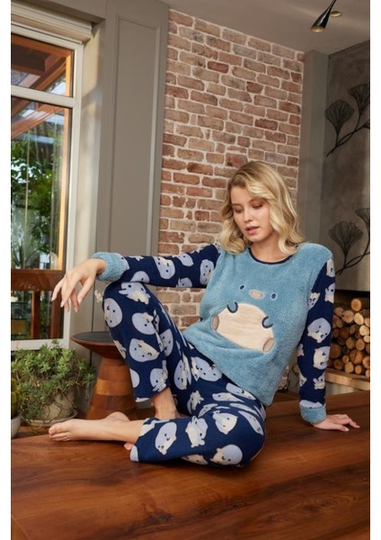 Kadın Polar Pijama Takımı – Yumuşak, Sıcak ve Rahat Ev Giyim 13228 fırsatları