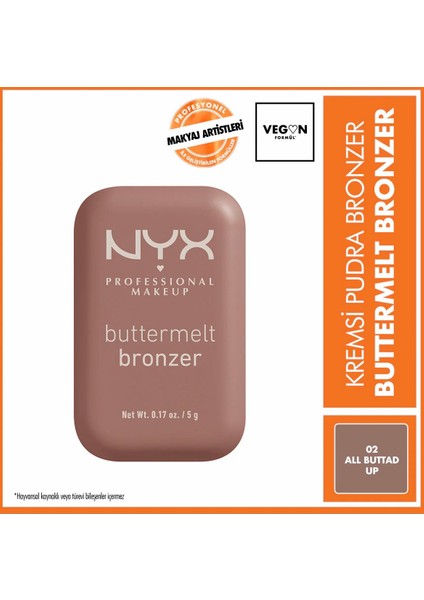 Nyx Professional Makeup Buttermelt Bronzer -02 Allık