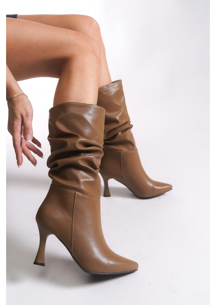 Marqilien Kadın Körükü Kısa Çizme 00128500