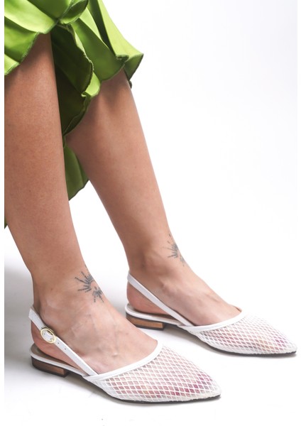 Issanesra Kadın Sivri Burunlu Topuklu Ayakkabı 0012112