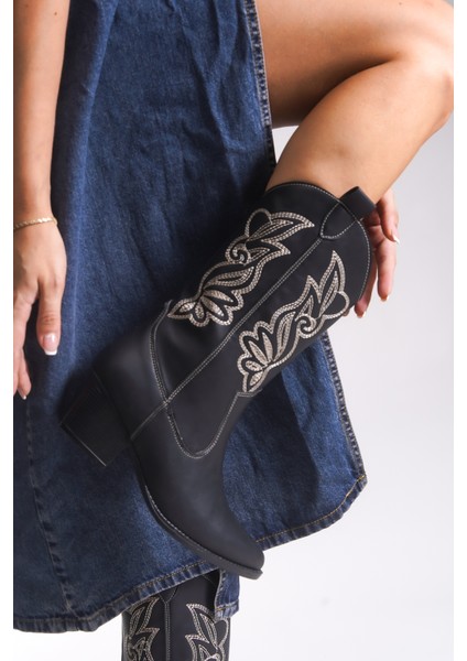 Qiraveth Kadın Western Kısa Çizme 001250061 fiyatları