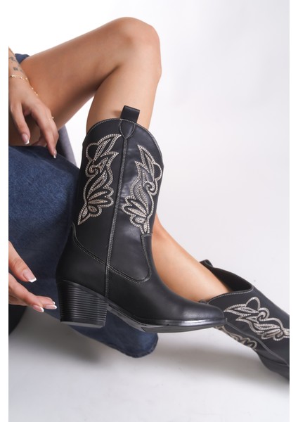 Qiraveth Kadın Western Kısa Çizme 001250061 modelleri