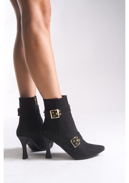 Olytheris Kadın Topuklu Sivri Burun Bot 00128505 modelleri