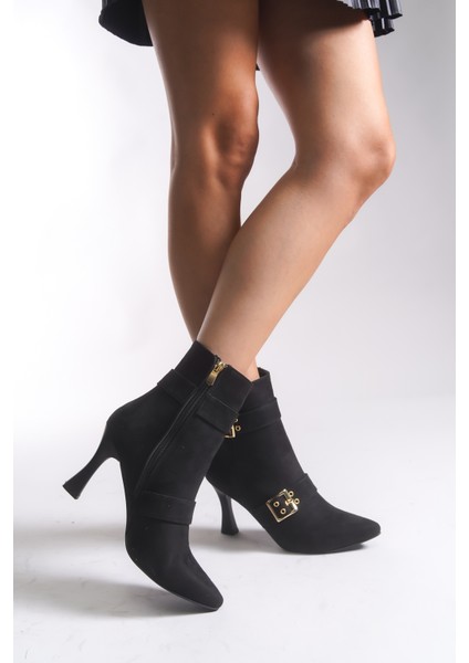 Olytheris Kadın Topuklu Sivri Burun Bot 00128505 fırsatları