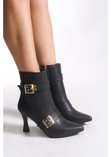 Olytheris Kadın Topuklu Sivri Burun Bot 00128505