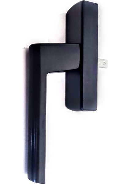 (Si Aubi) Alüminyum Eksenel Pencere Kolu Mat Siyah Ral 9005 modelleri