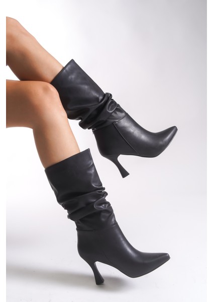 Marqilien Kadın Körükü Kısa Çizme 00128500