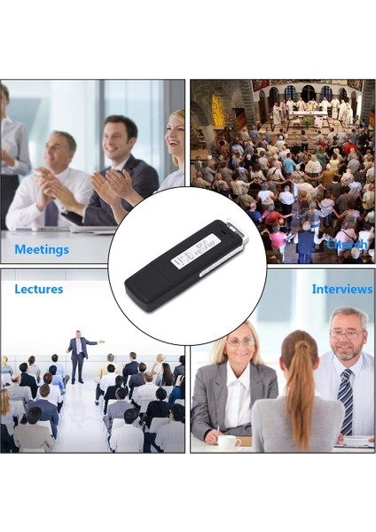 Ses Kayıt Cihazı USB Şeklinde Fark Edilmez Tasarım 16GB Tek Şarj Ile 16 Saat Kayıt modelleri