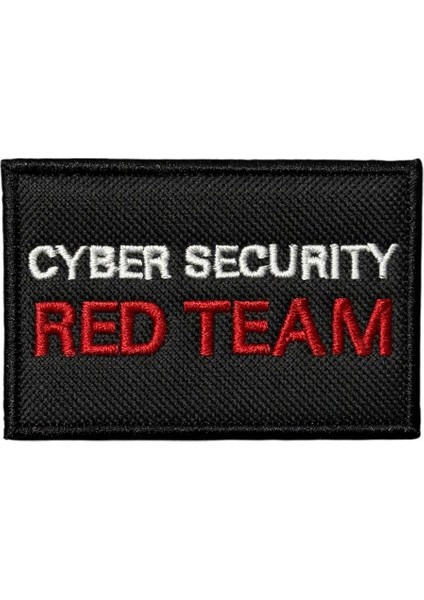 Cyber Security Red Team Nakış Patch Peç - 8x5 cm