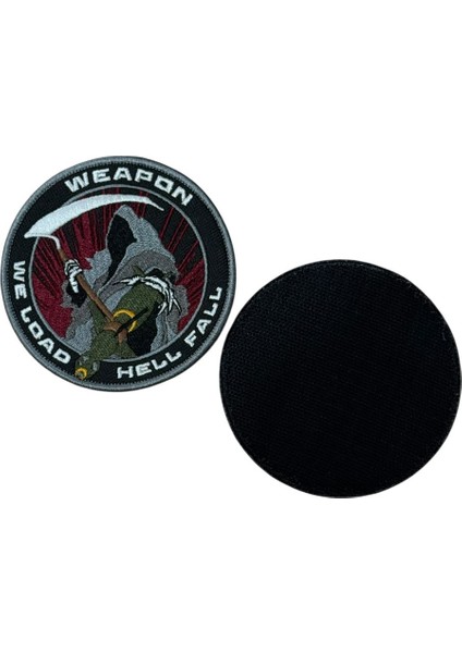 Weapon We Load Hell Fall Nakış Peç Patch - 10 cm fiyatları